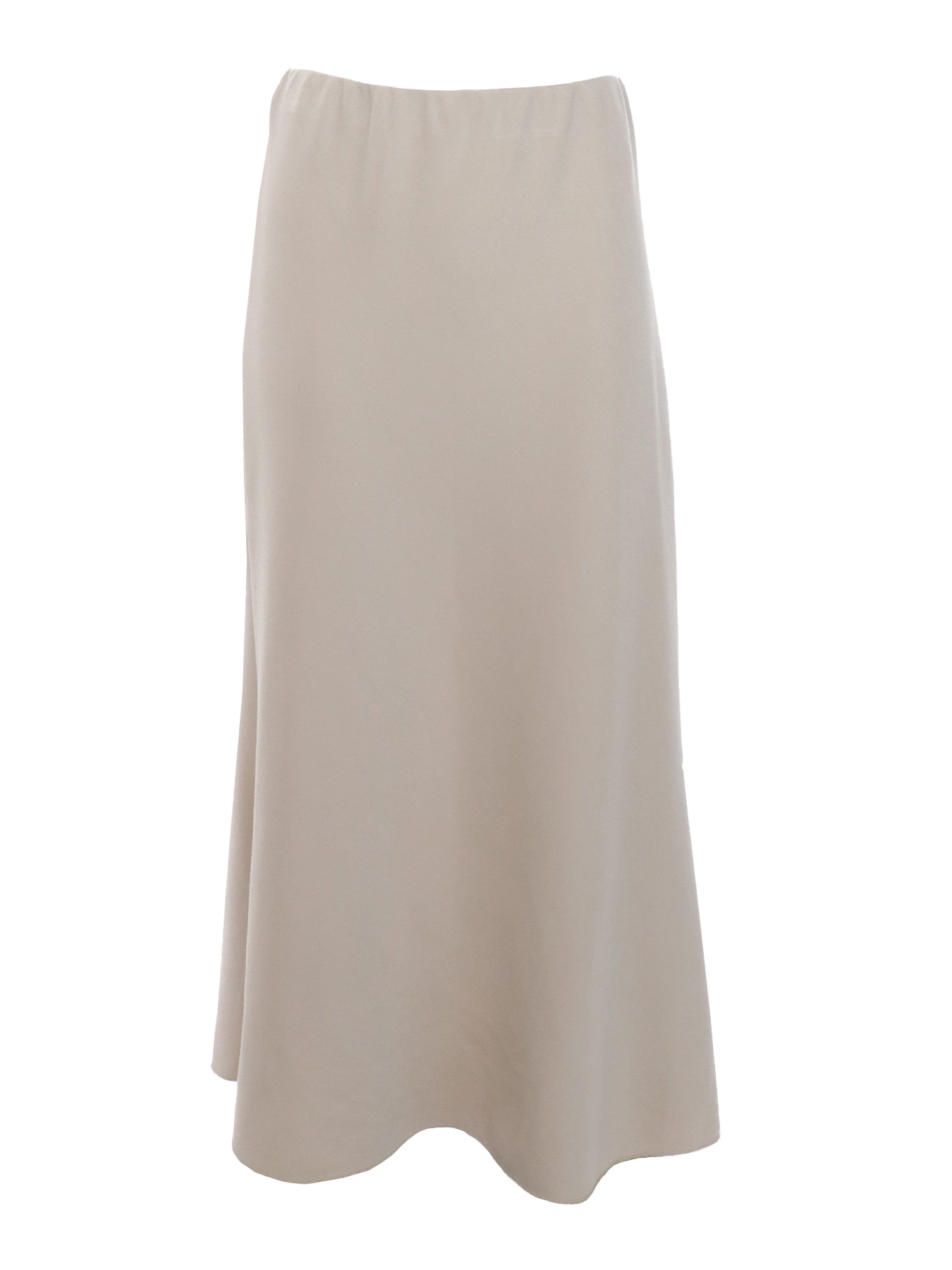 Antonello Serio mittellanger Rock in kühlem Beige
