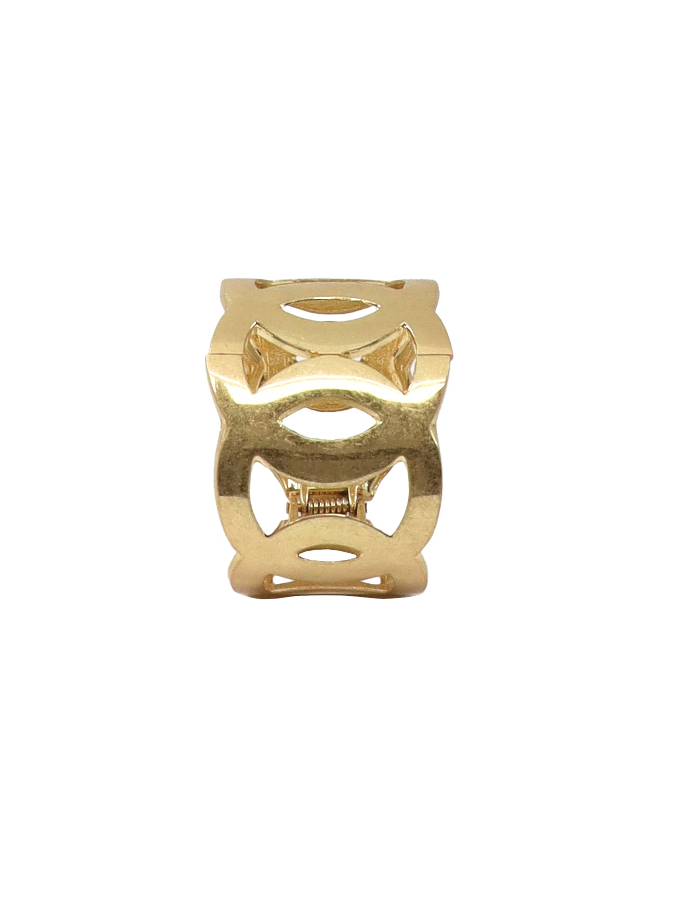 Dünnes, goldenes, geflochtenes Manschettenarmband