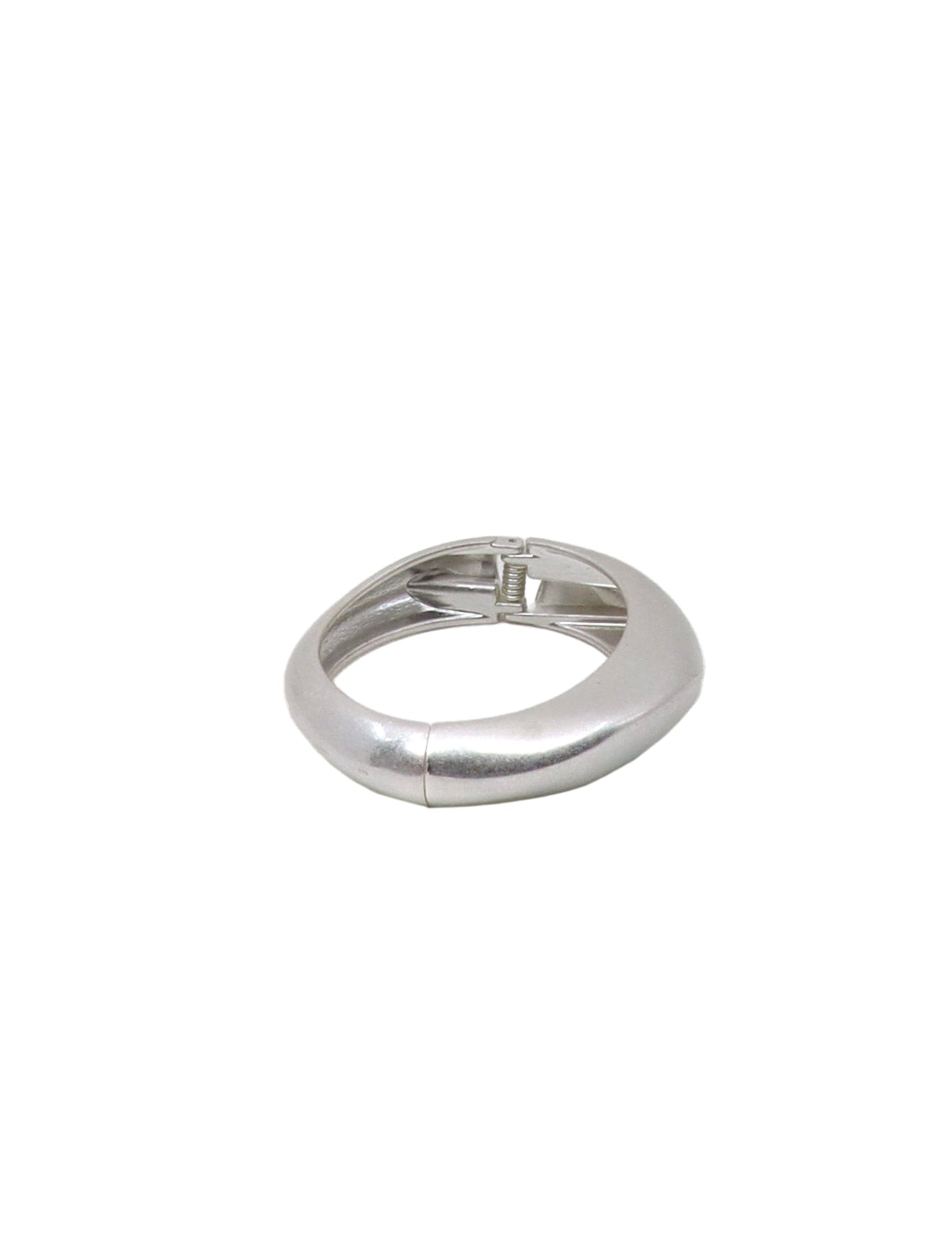 Bracelet manchette jonc vague argent