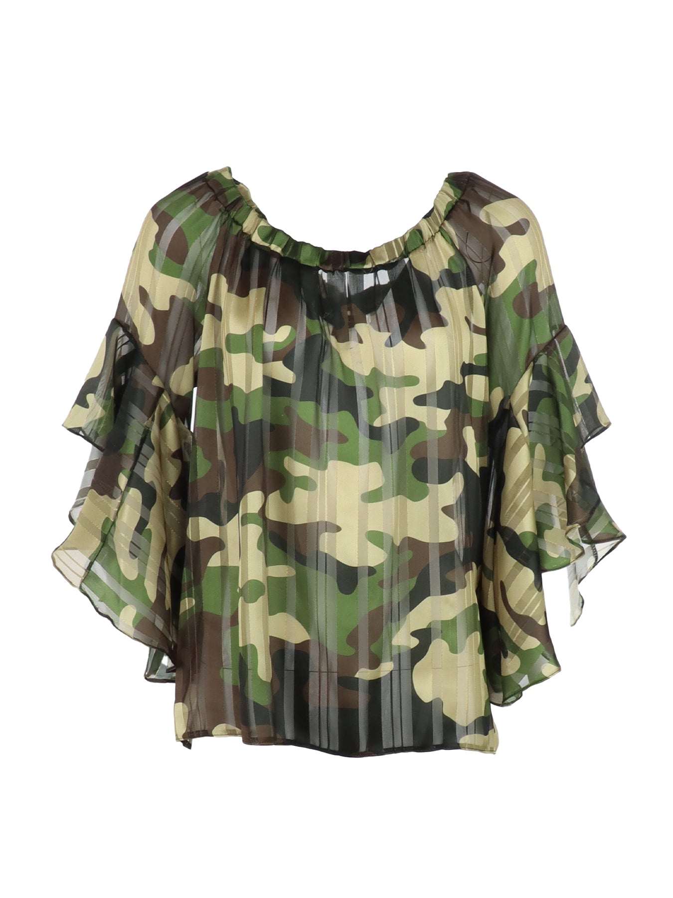 Jeff Tenore Camouflage-Bluse