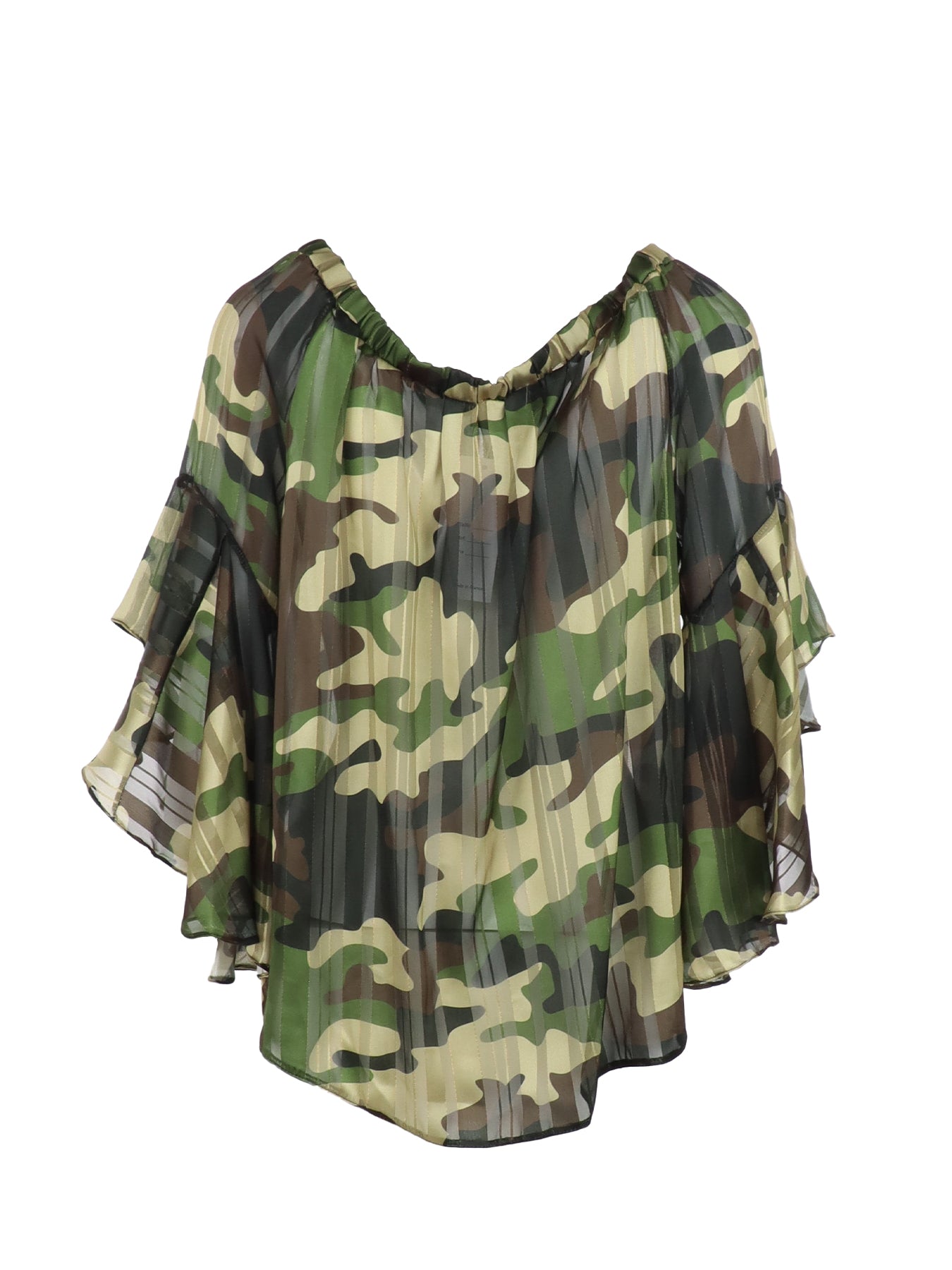 Jeff Tenore Camouflage-Bluse