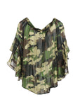 Jeff Tenore Camouflage-Bluse