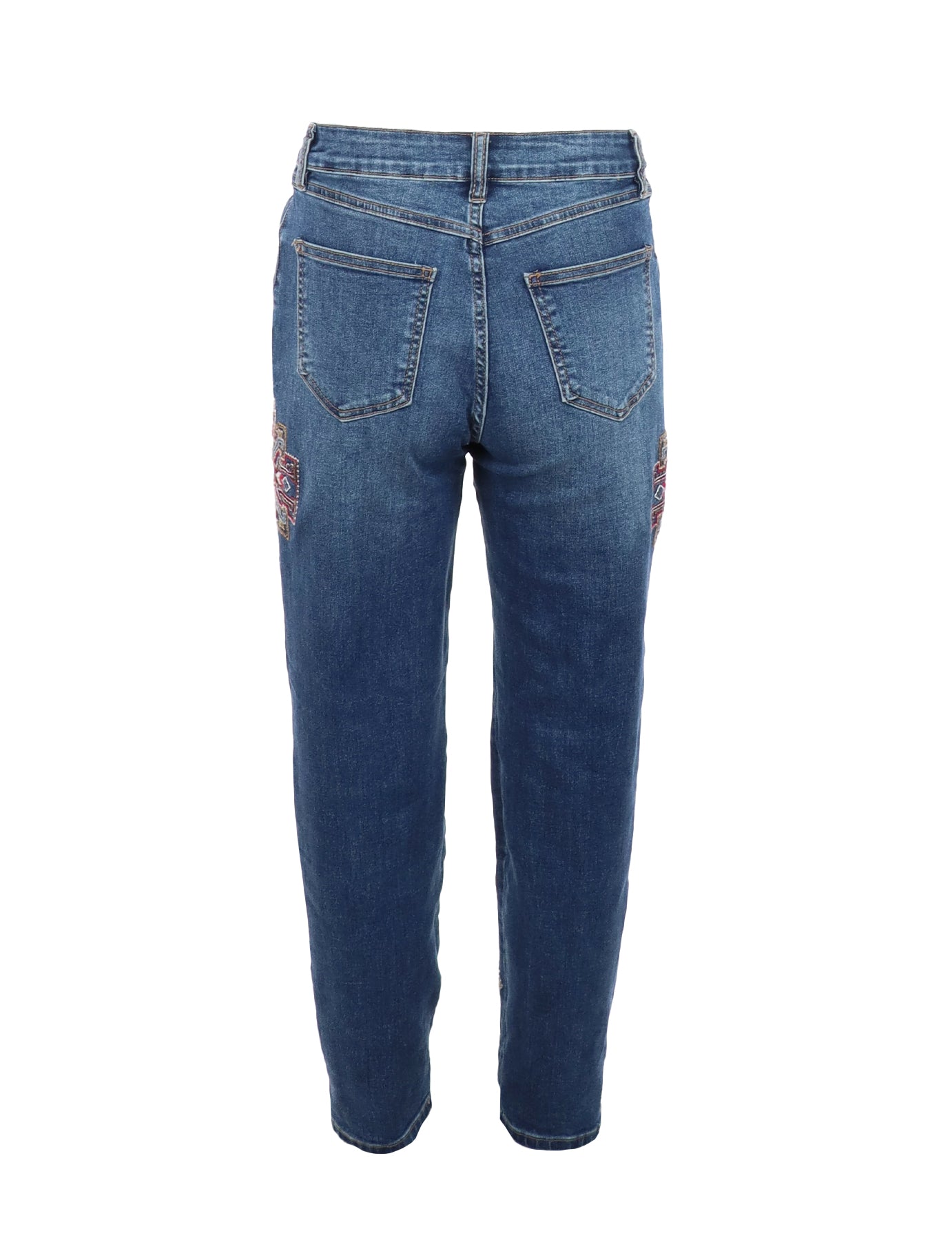 Jeans denim broderie