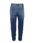Jeans denim broderie