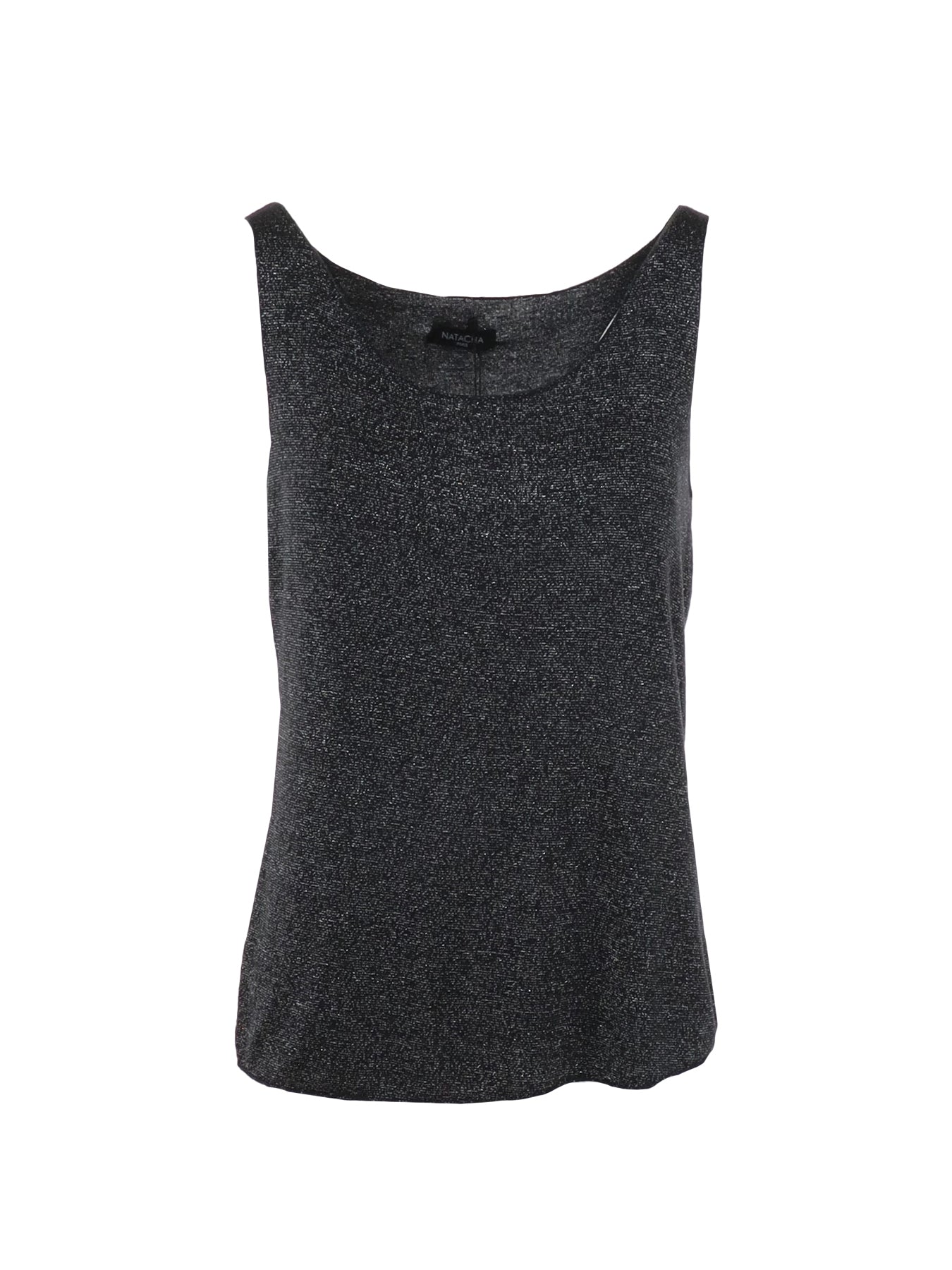 Natacha schwarzes Lurex-Top