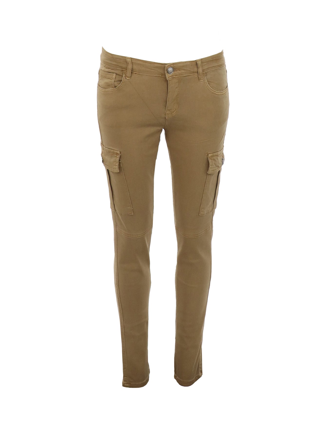 Pantalon cargo moutarde