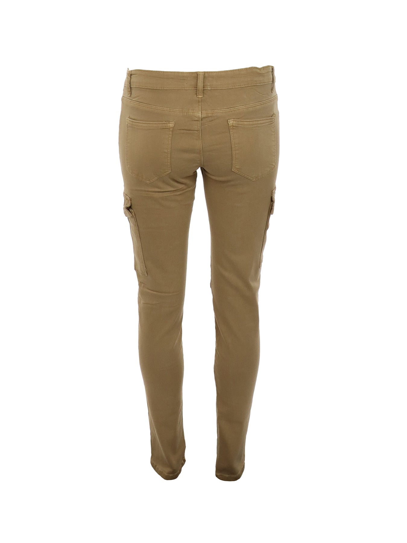 Pantalon cargo moutarde