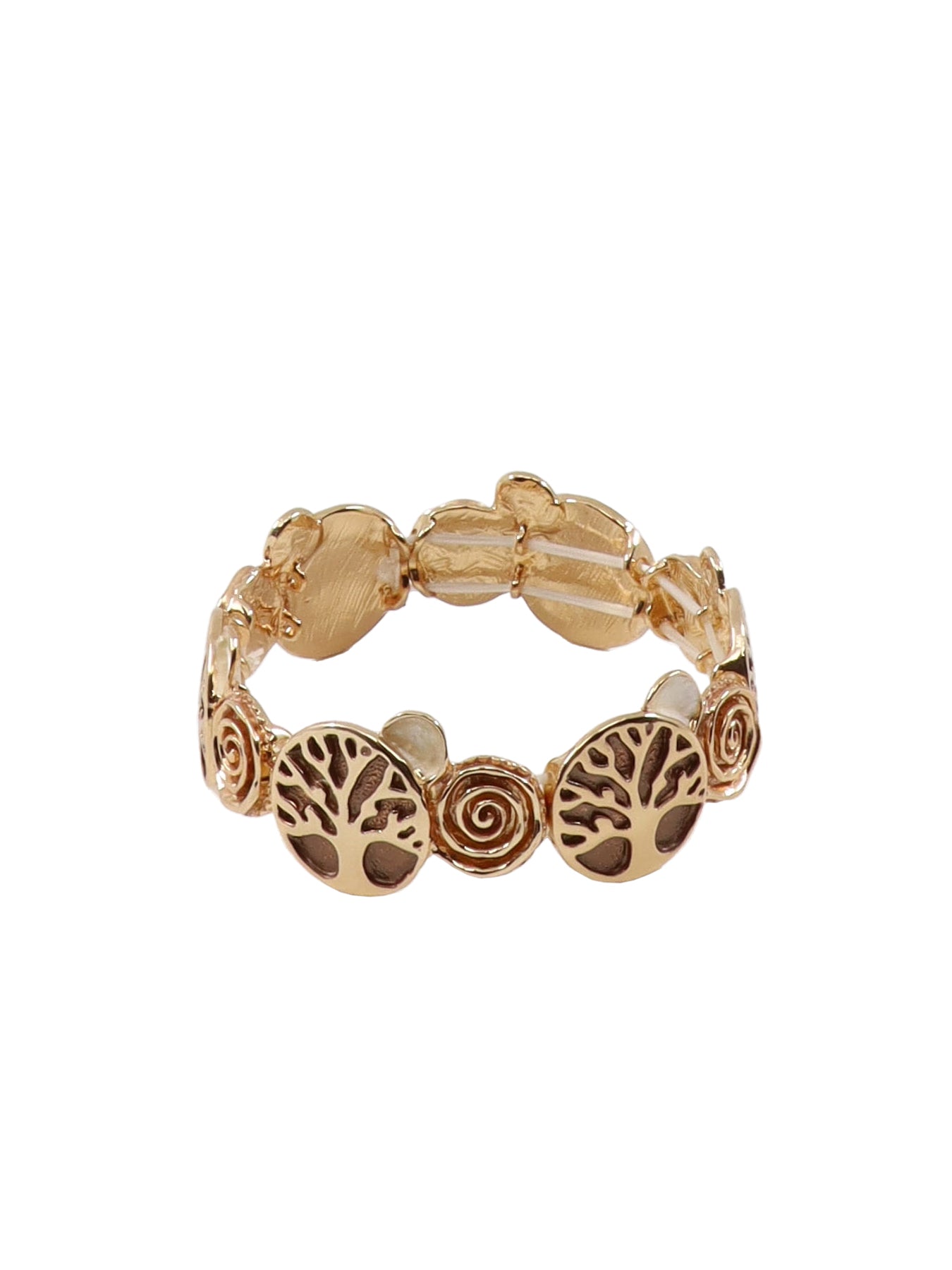 Orient Express Gold/Braun Baum des Lebens Armband