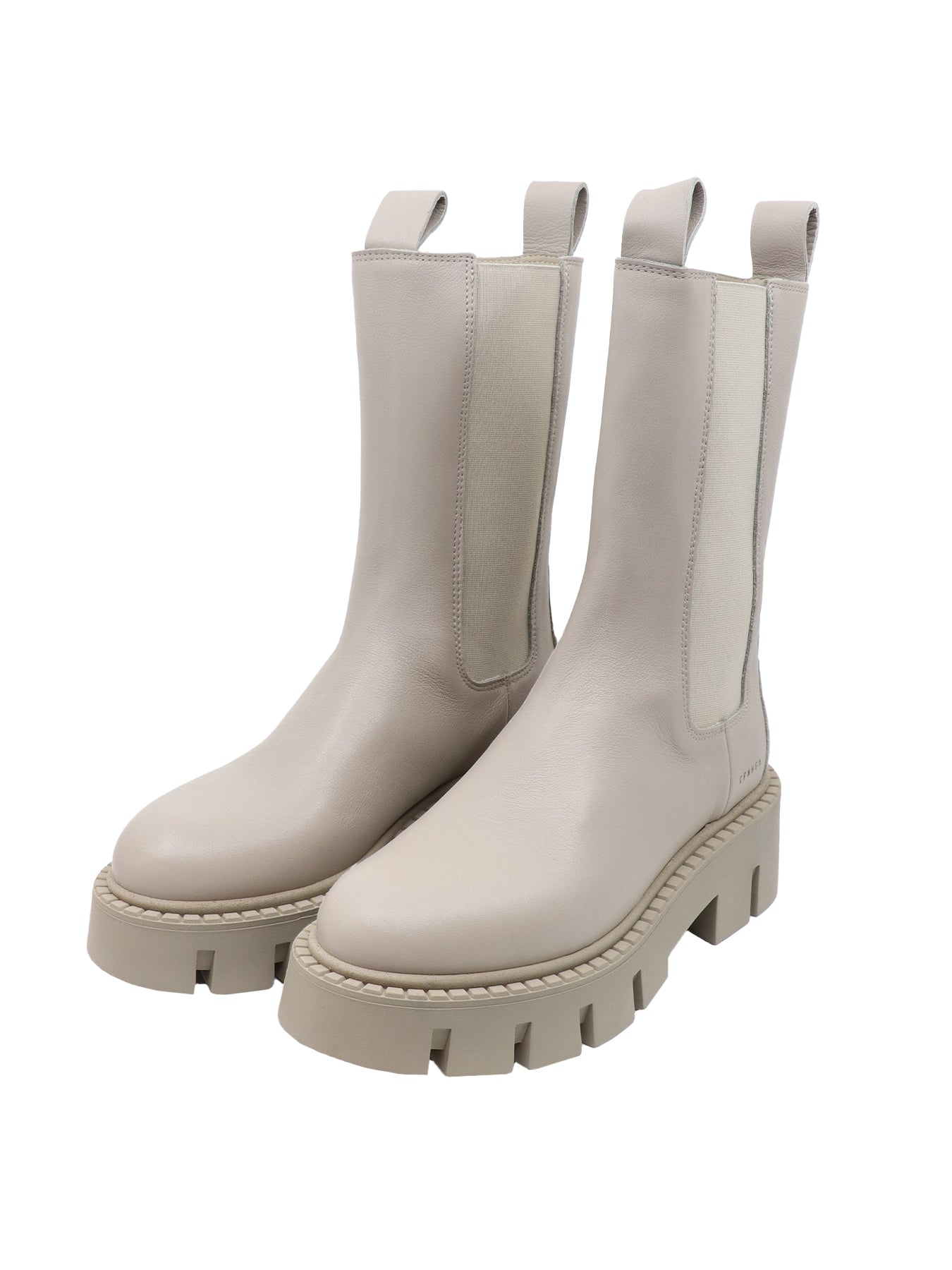 CPH 139 Stiefeletten aus greigefarbenem Leder