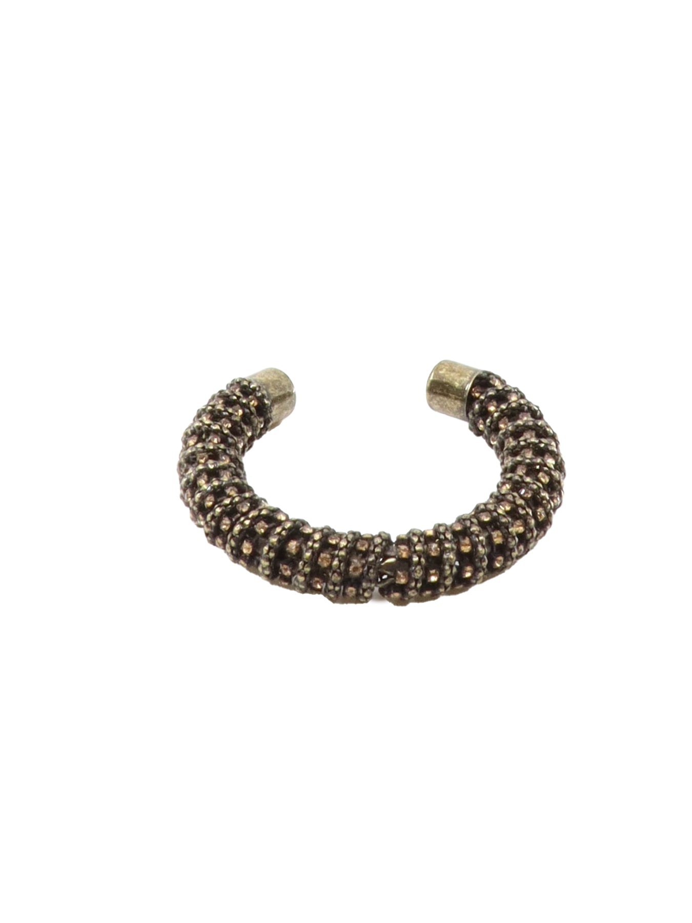 Schwarz/goldenes Strassarmband