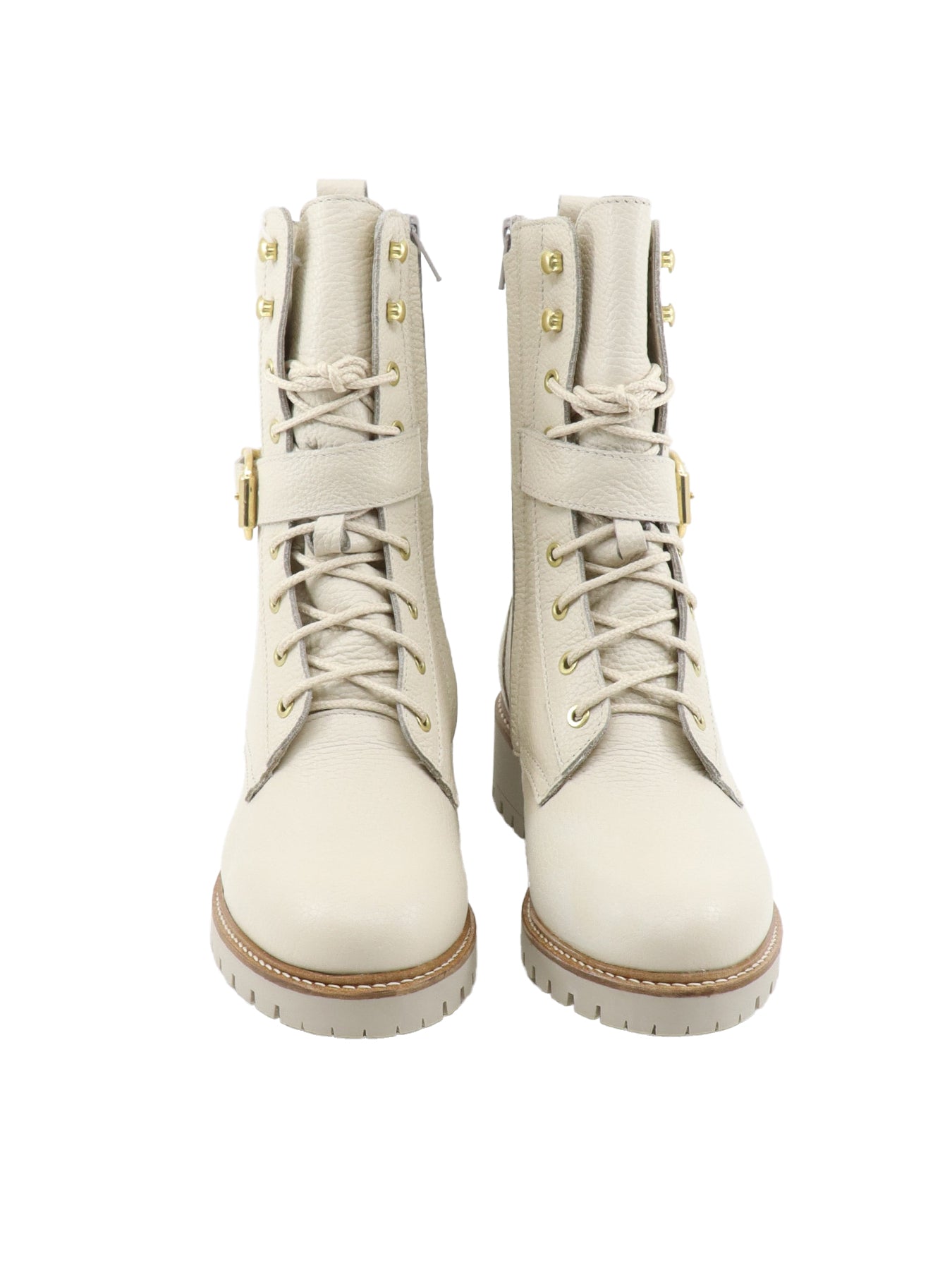La Thuile 981 Stiefeletten aus Panna-Leder