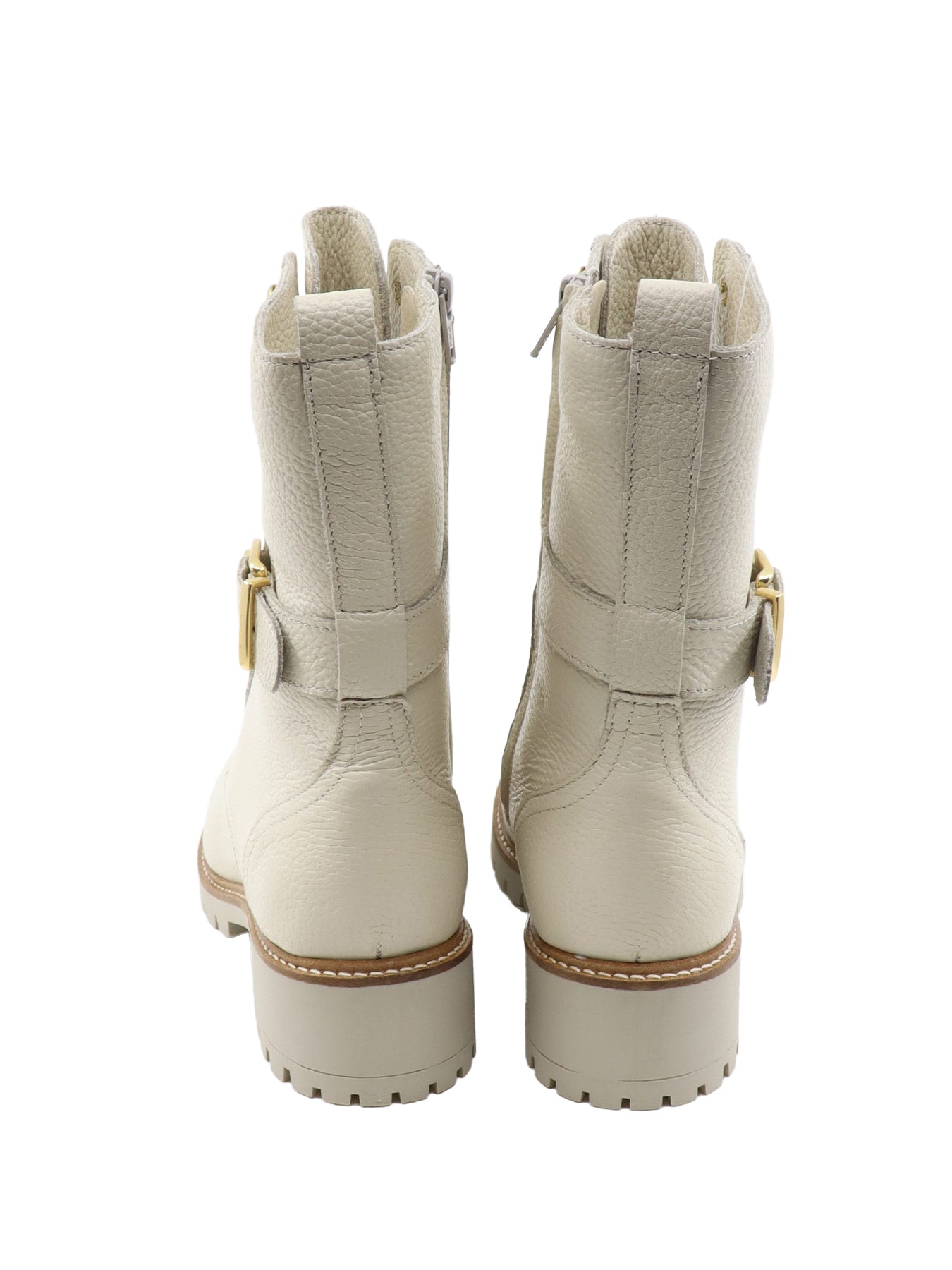La Thuile 981 Stiefeletten aus Panna-Leder