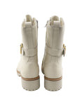 La Thuile 981 Stiefeletten aus Panna-Leder