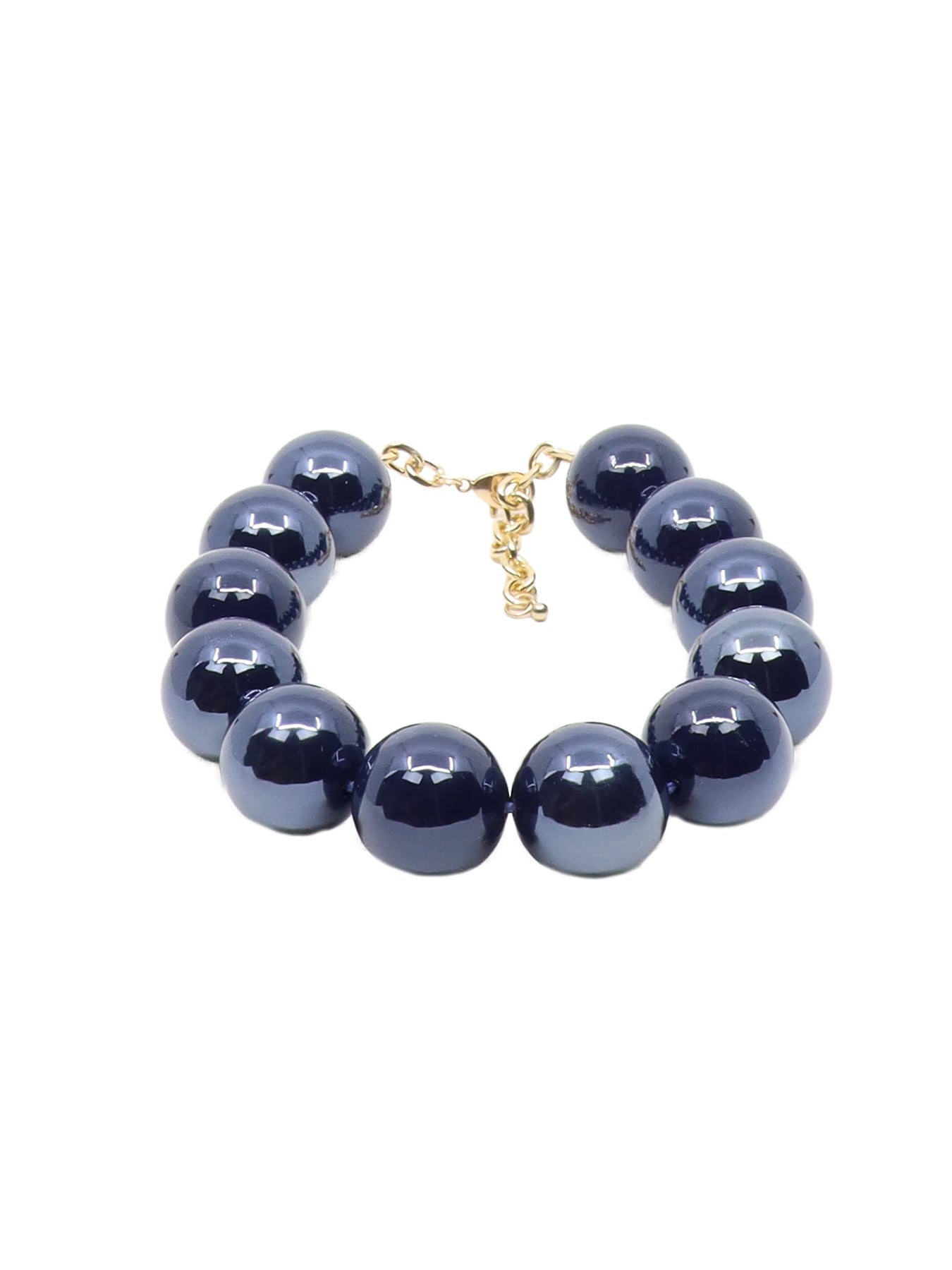 Blaues Kugelhalsband