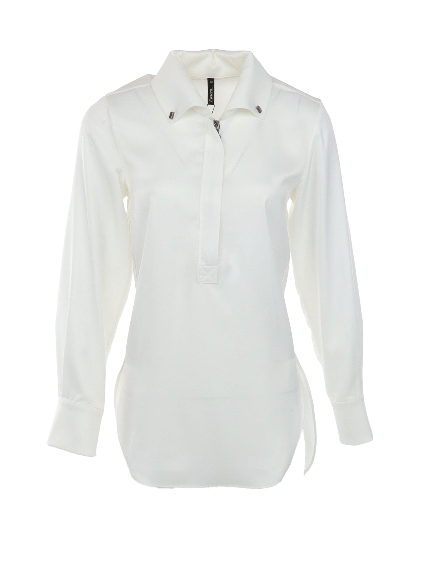 Ecrufarbene Longbluse Exetera
