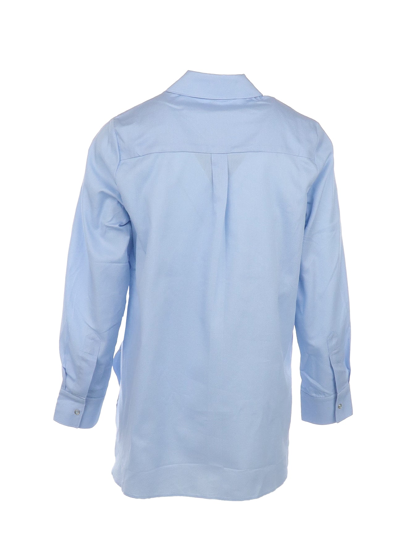 Mittellange Bluse aus Baumwolltwill in Blau von Exetera