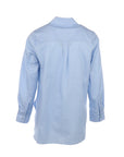 Mittellange Bluse aus Baumwolltwill in Blau von Exetera