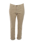 Pantalon chino velours beige