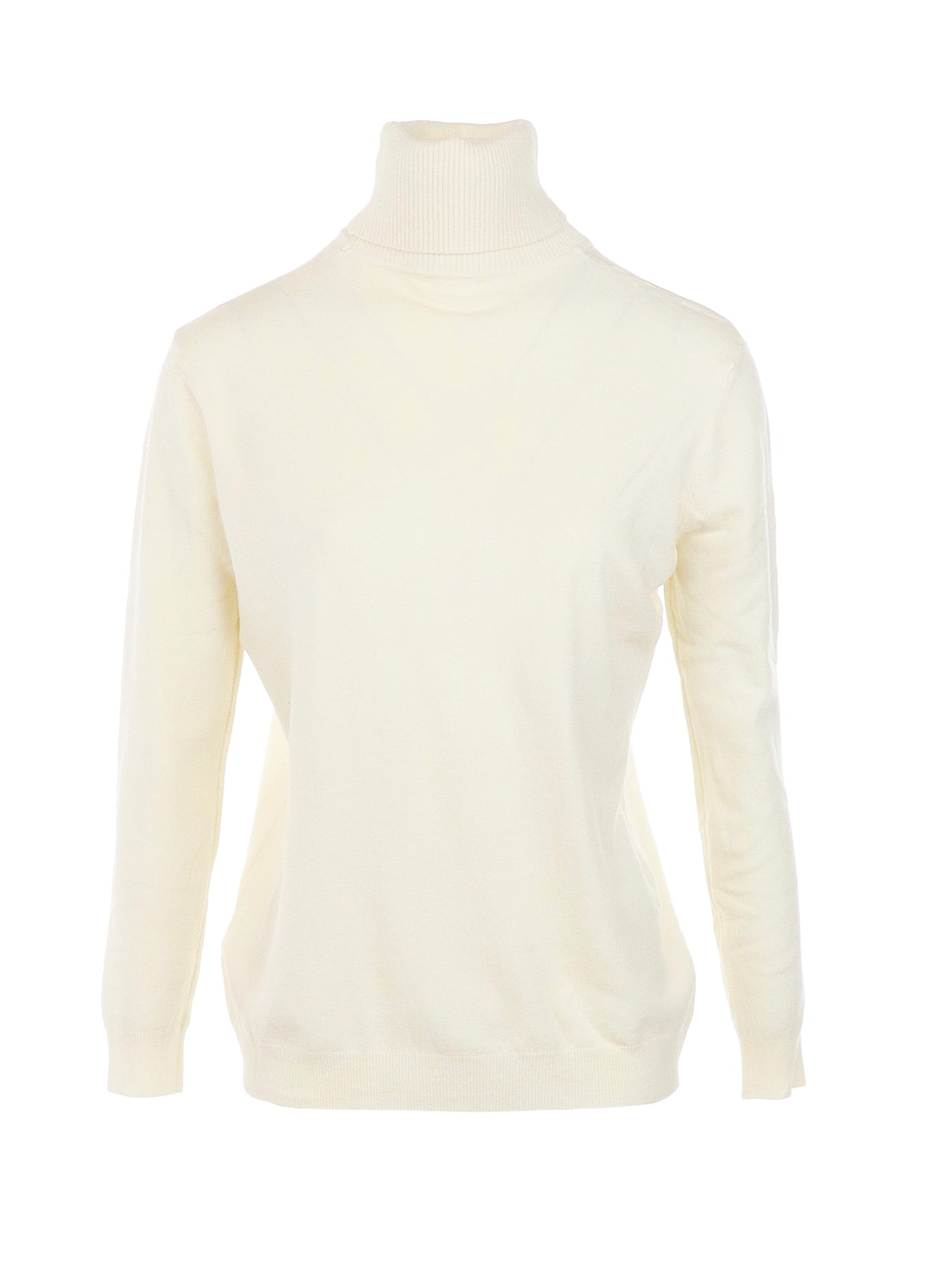 SER ecrufarbener Rollkragenpullover