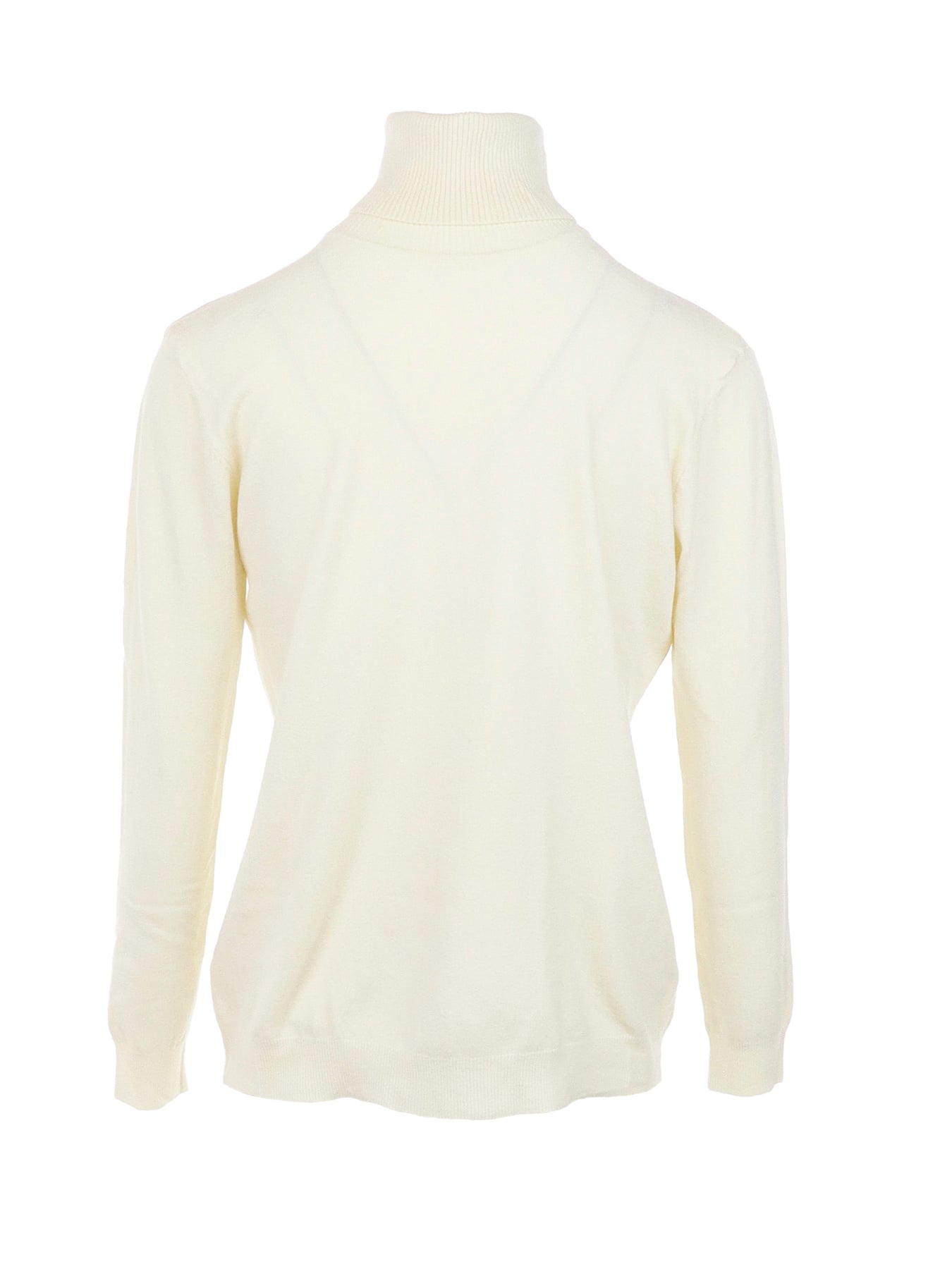 SER ecrufarbener Rollkragenpullover