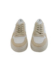 CPH 77 Sneaker aus Ledermix in Weiß/Creme