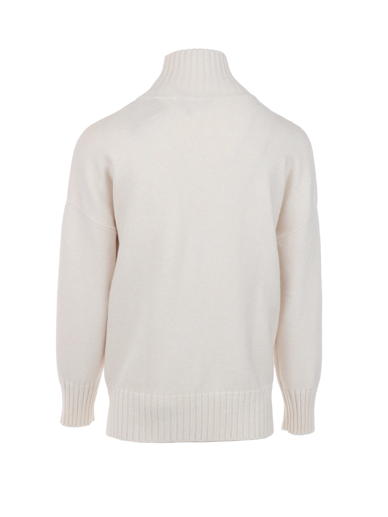 Pull col cheminée écru Natacha