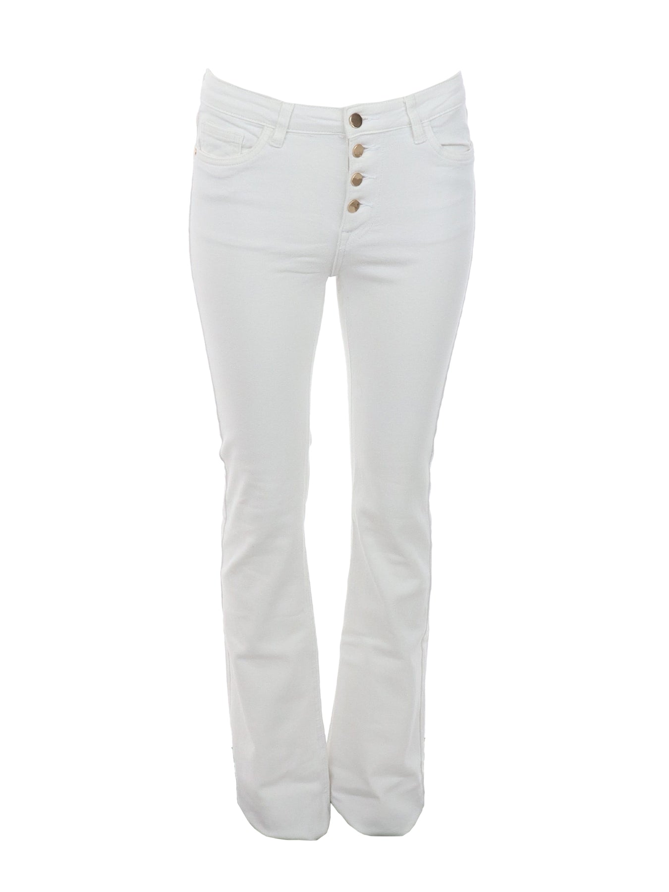 Pantalon coton blanc pat d'eph
