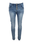 PdJ Jeans mit Strassknöpfen