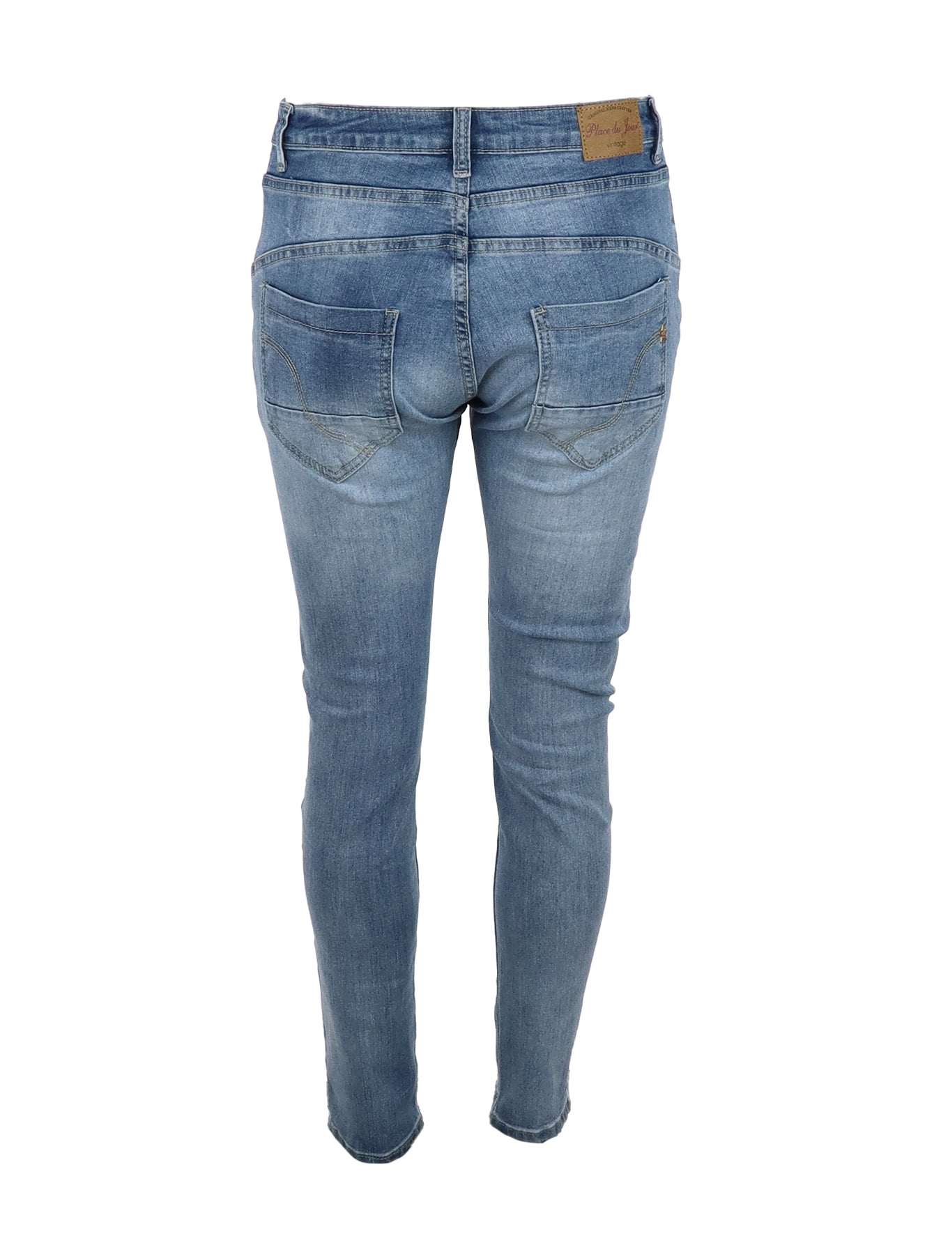 PdJ Jeans mit Strassknöpfen