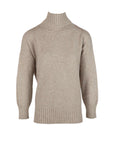 Natacha Sandpullover mit Trichterkragen