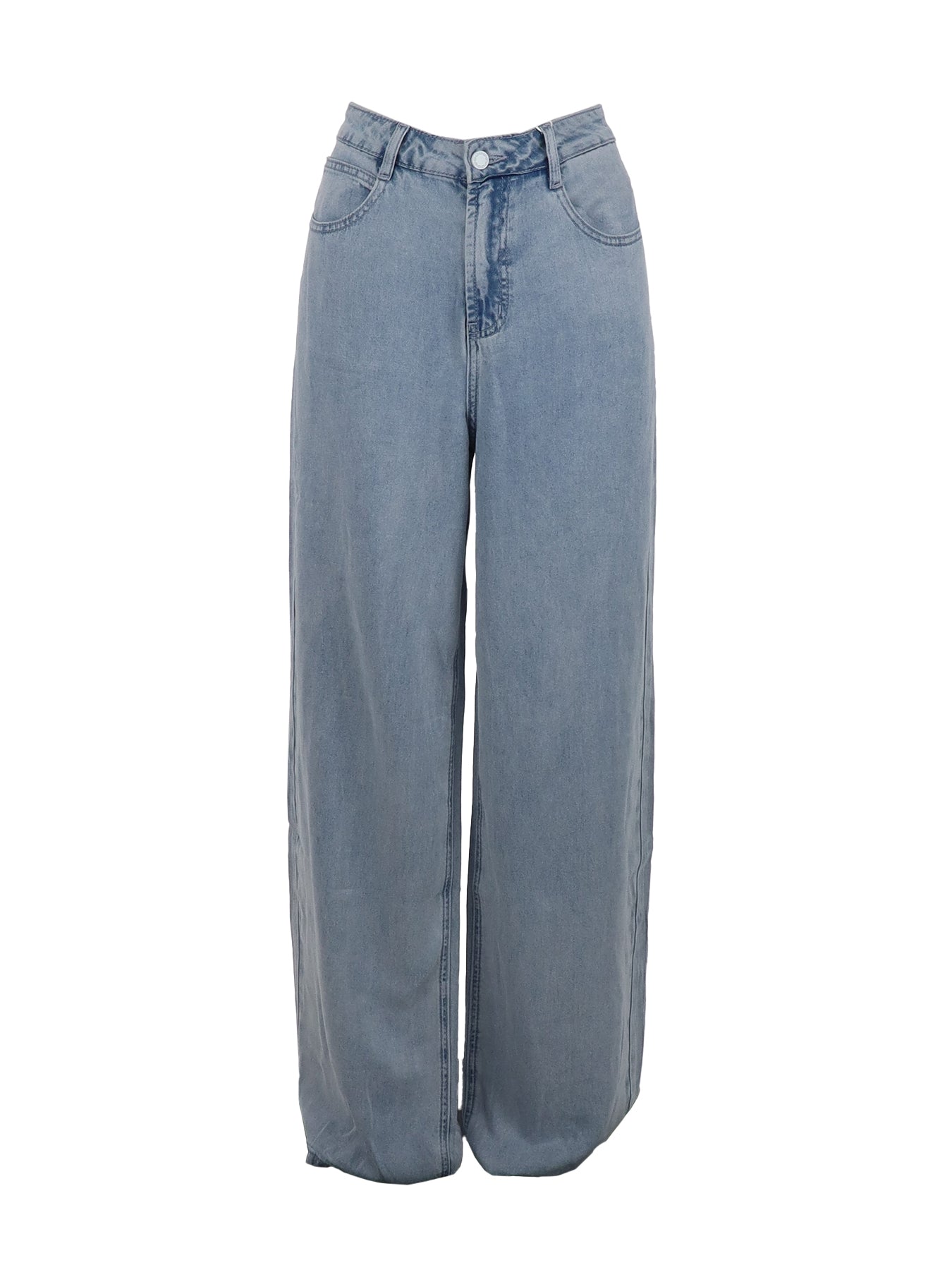 Jeans souple large délavé
