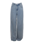 Jeans souple large délavé