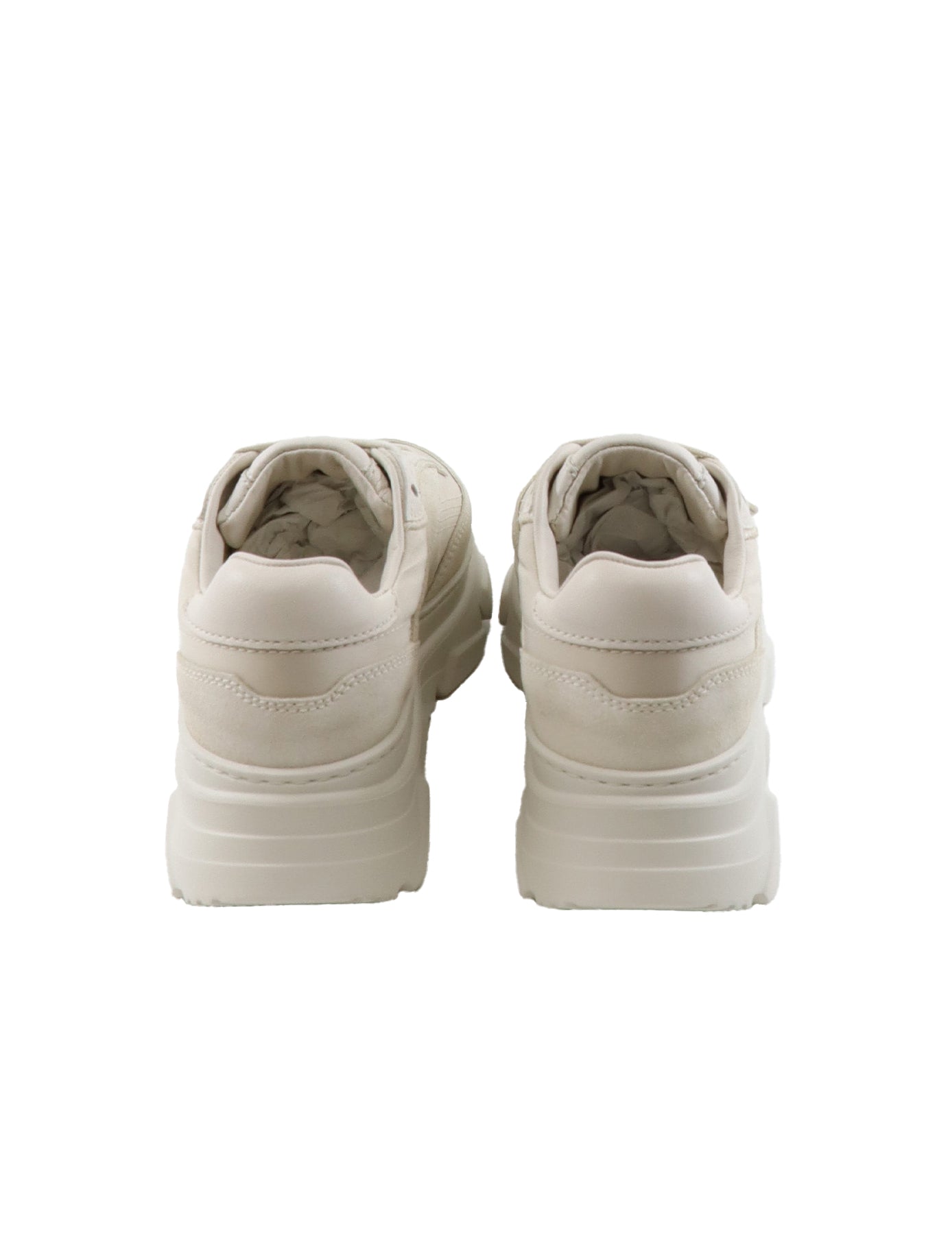 CPH 56 Cremefarbene Sneakers aus Ledermix