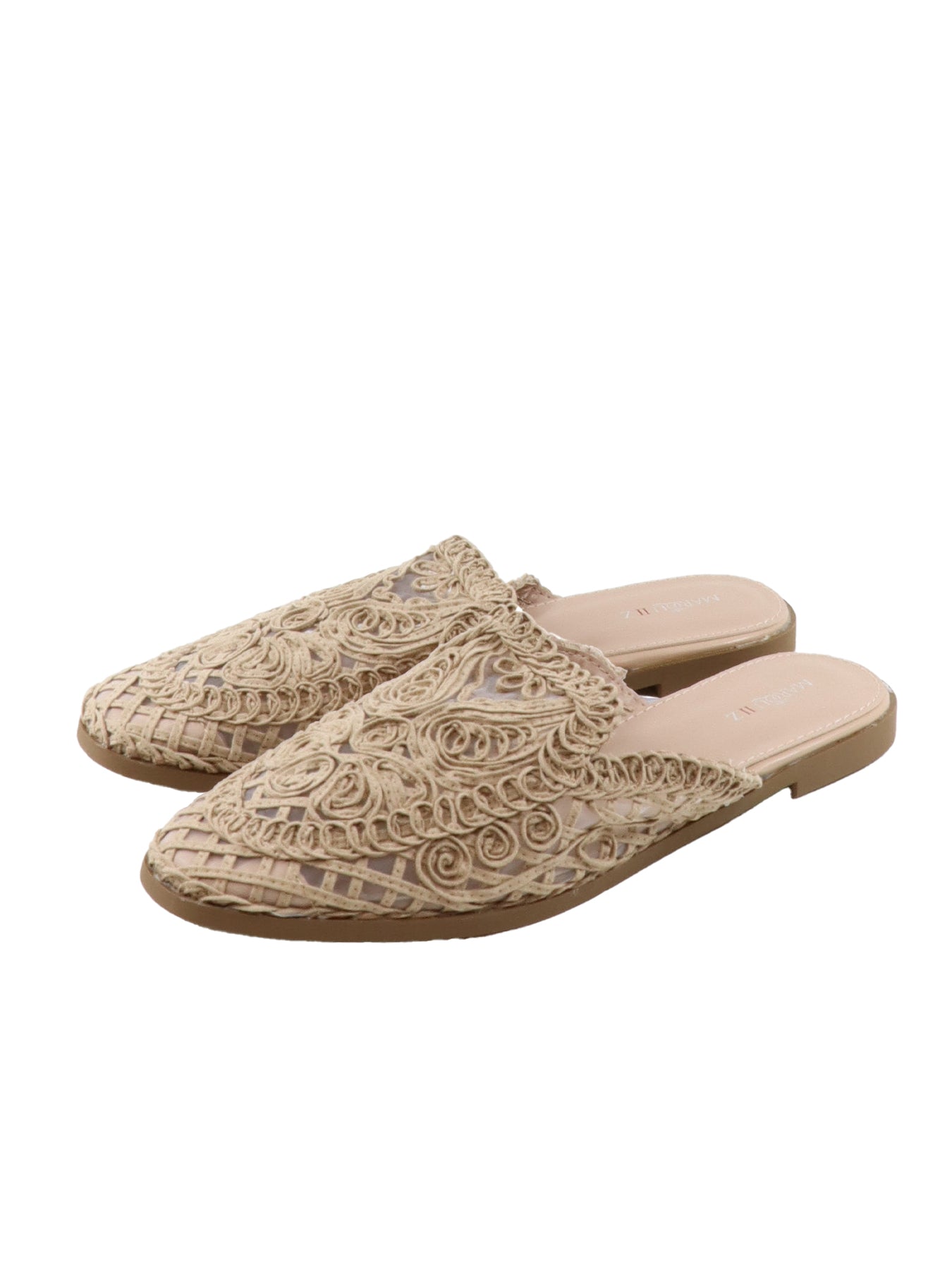 Mules en dentelle