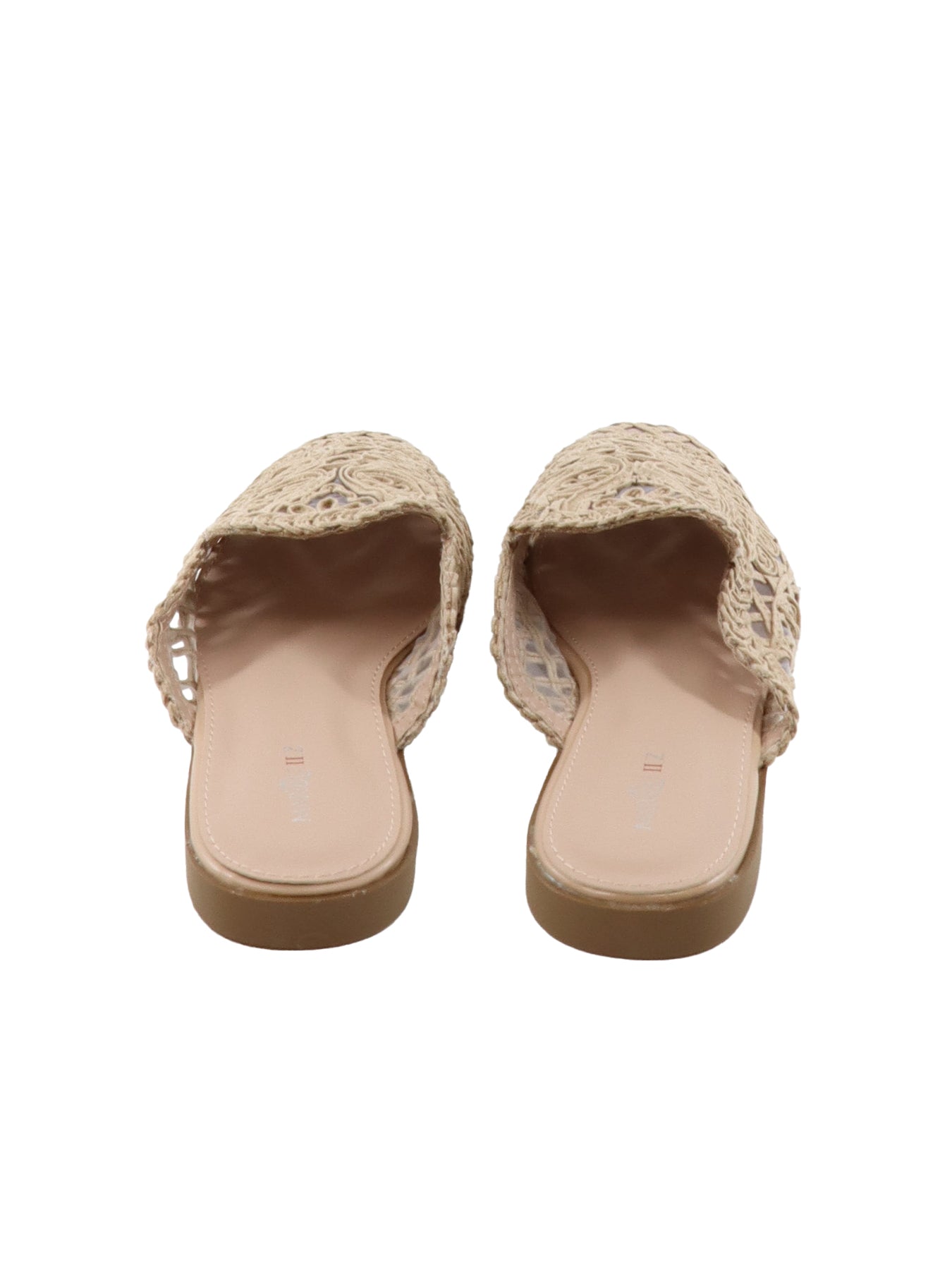 Mules en dentelle