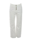 Jeans blanc droit
