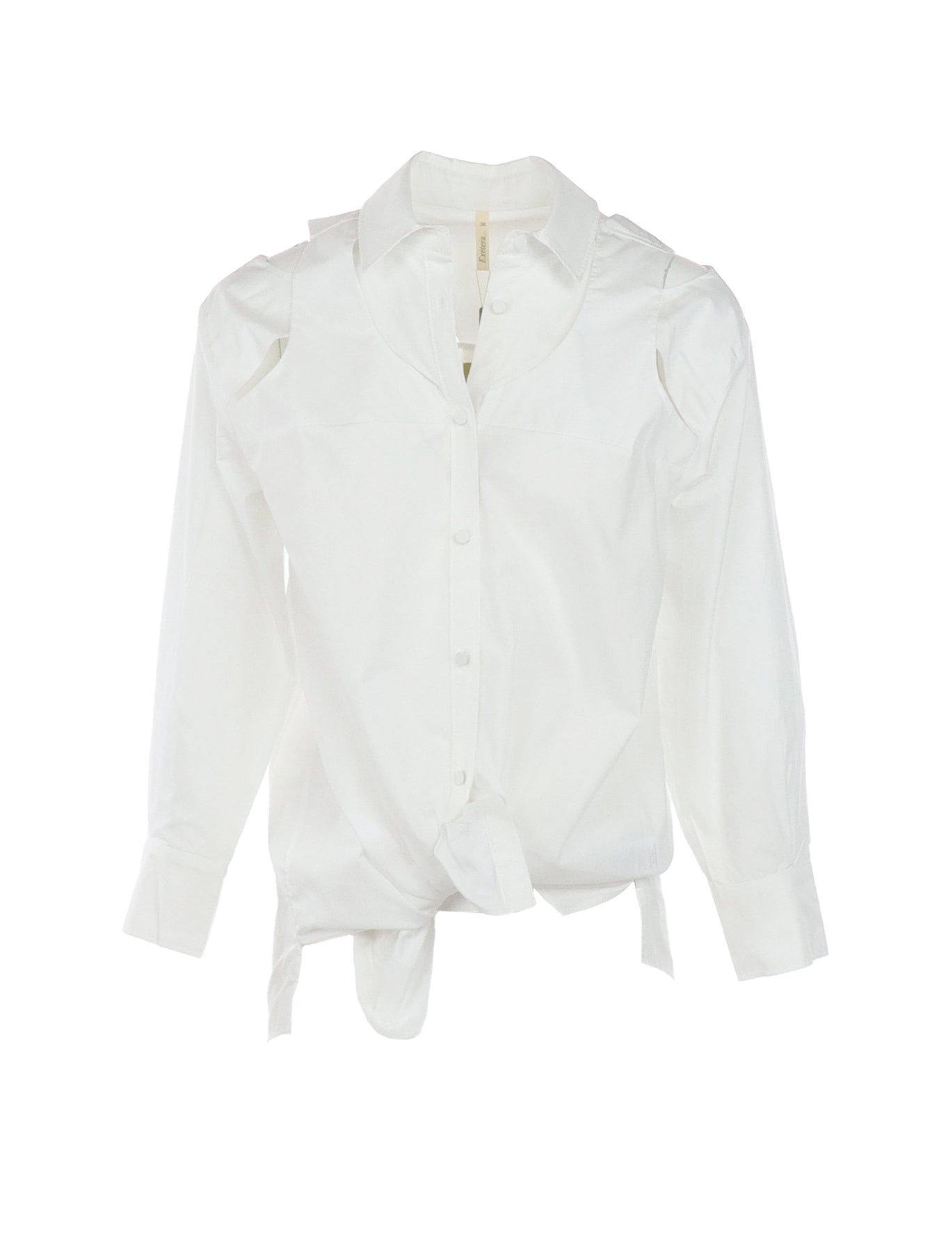 Chemisier mi-long blanc Exetera
