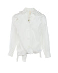 Chemisier mi-long blanc Exetera