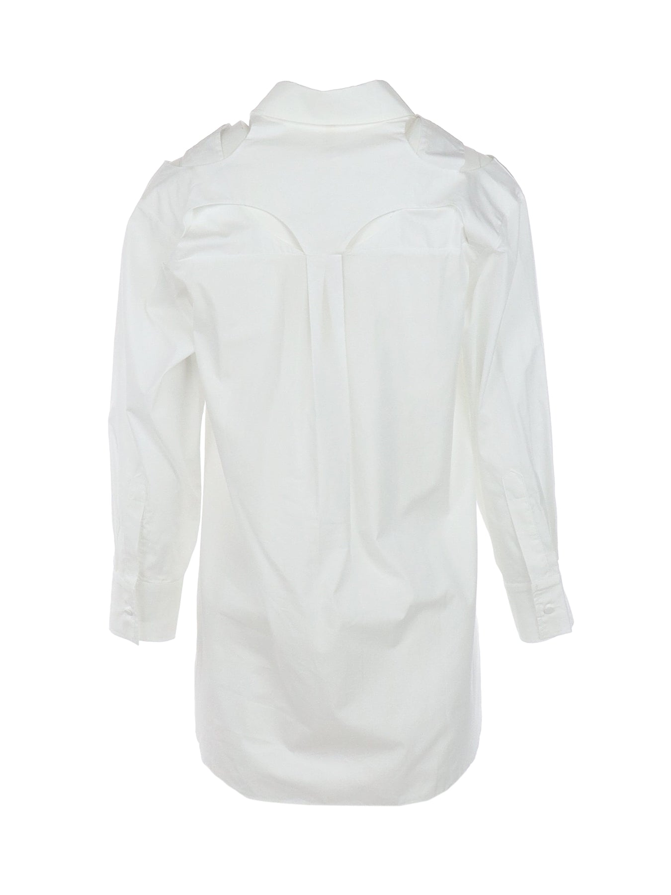 Chemisier mi-long blanc Exetera