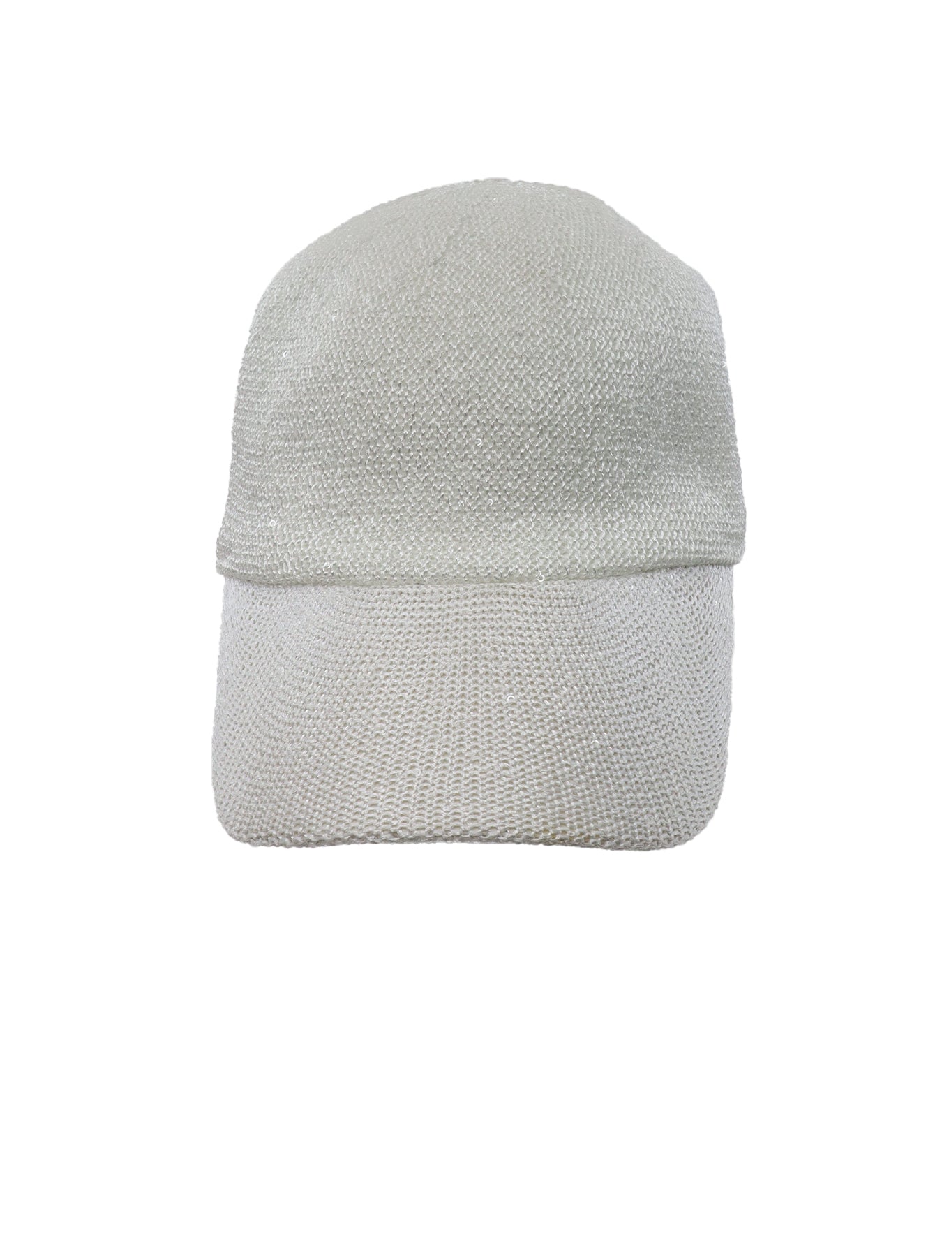 Casquette strass blanc