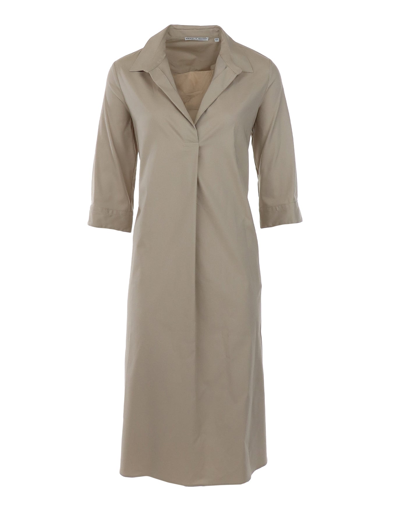 Robe midi évasée beige Daniel & Meier