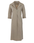 Robe midi évasée beige Daniel & Meier
