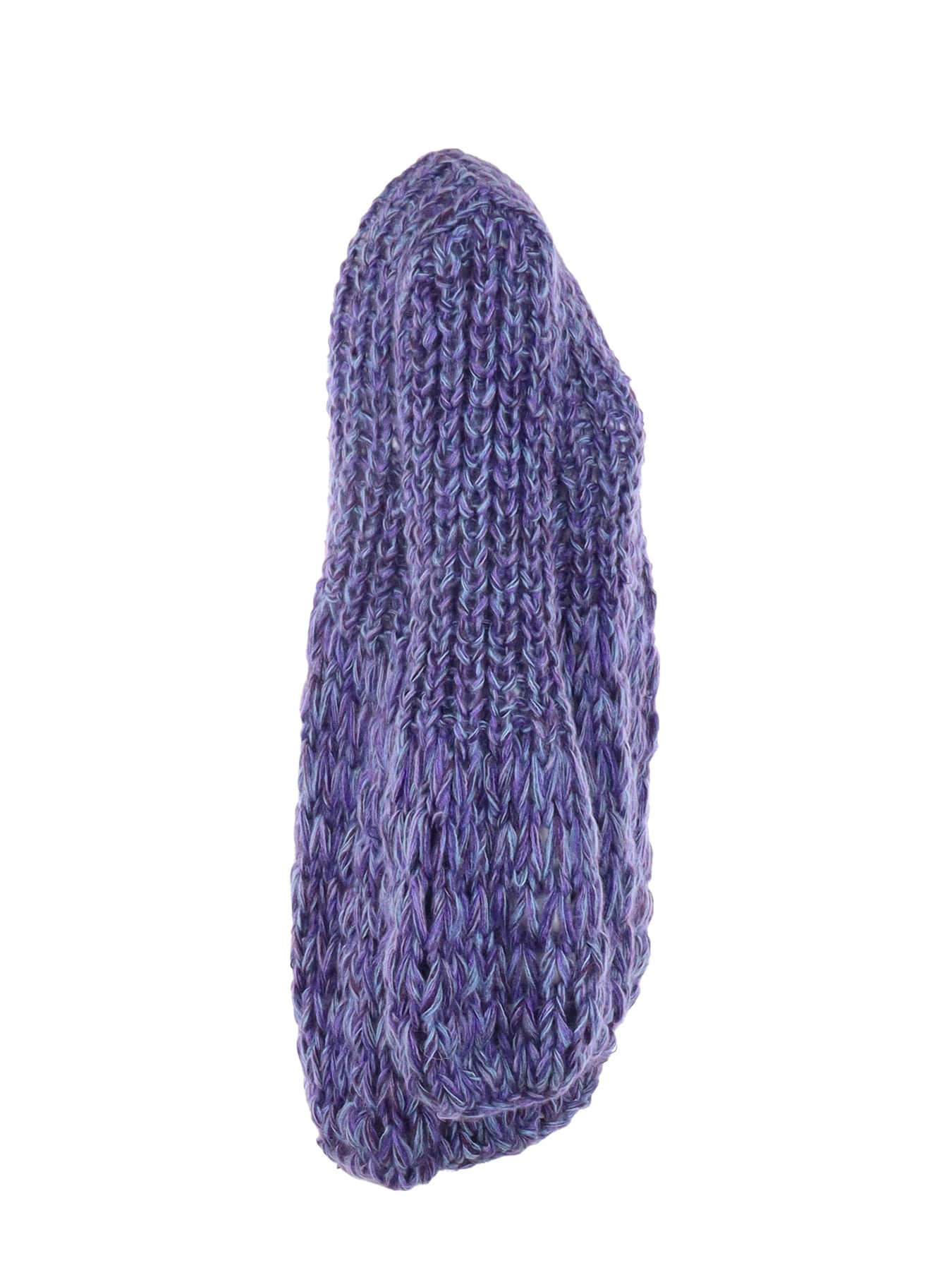 cardigan bleu grosse maille