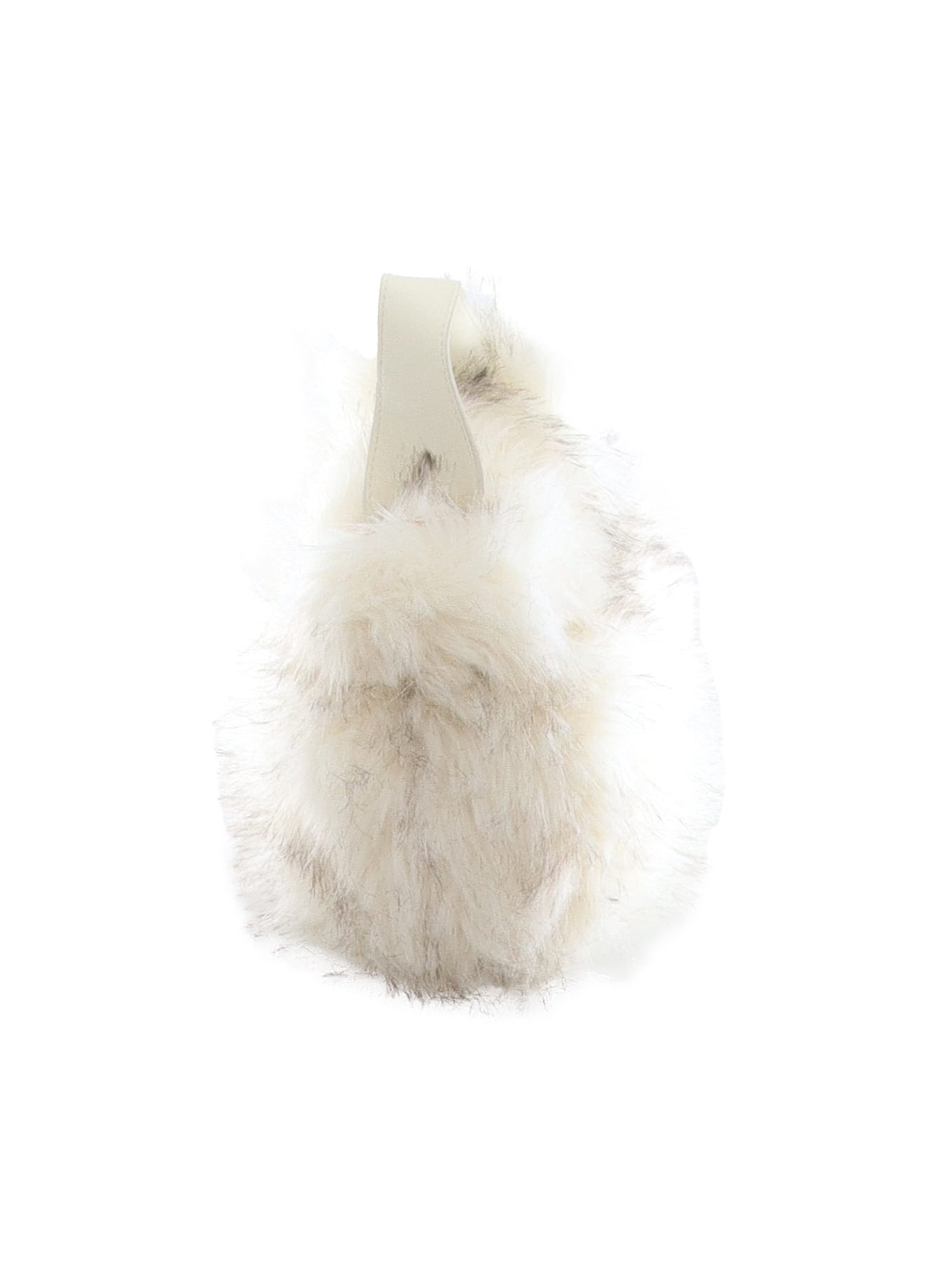 Sac fausse fourrure écru