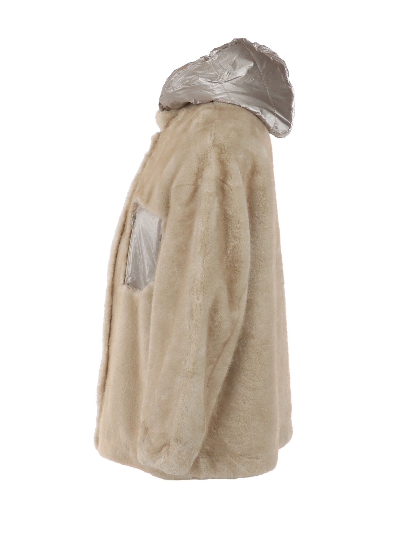 Veste fausse fourrure St Moritz/ tissu technique GIOVANNI