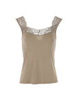 Top dentelle Natacha beige