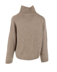 Pull Interdee taupe poche ornée de séquins