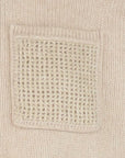 Pull Interdee beige poche ornée de séquins