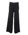 Pantalon large maille noir Natacha