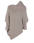 Pull asymétrique taupe Natacha